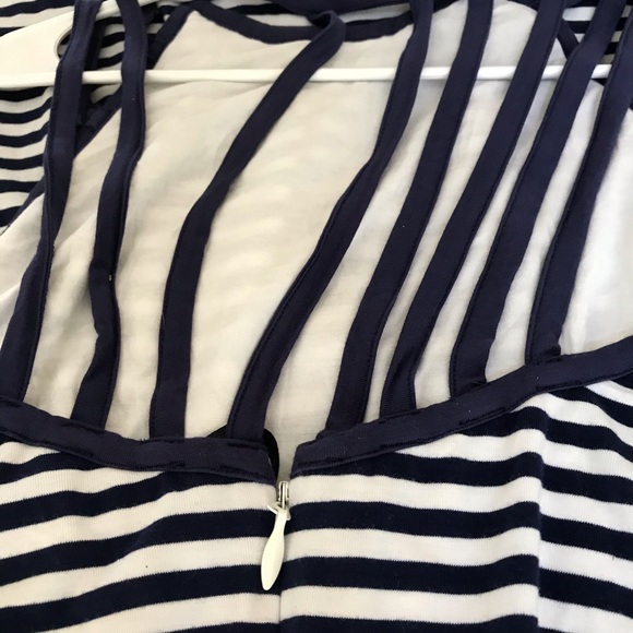 Bebe summer blue and white dress size small - Picture 9 of 11